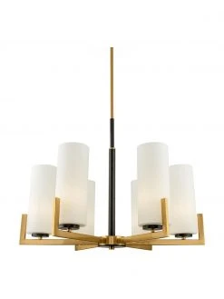 Gro&szlig;er Kronleuchter Fortano aus Glas, Ø 67 x H 52 cm