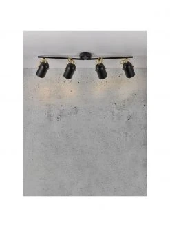 Nordlux Großer Retro-Deckenstrahler Lotus, B 78 x H 20 cm 10 Nordlux Großer Retro-Deckenstrahler Lotus, B 78 x H 20 cm -Leuchten Verkaufsladen Grosser Retro Deckenstrahler Lotus 4