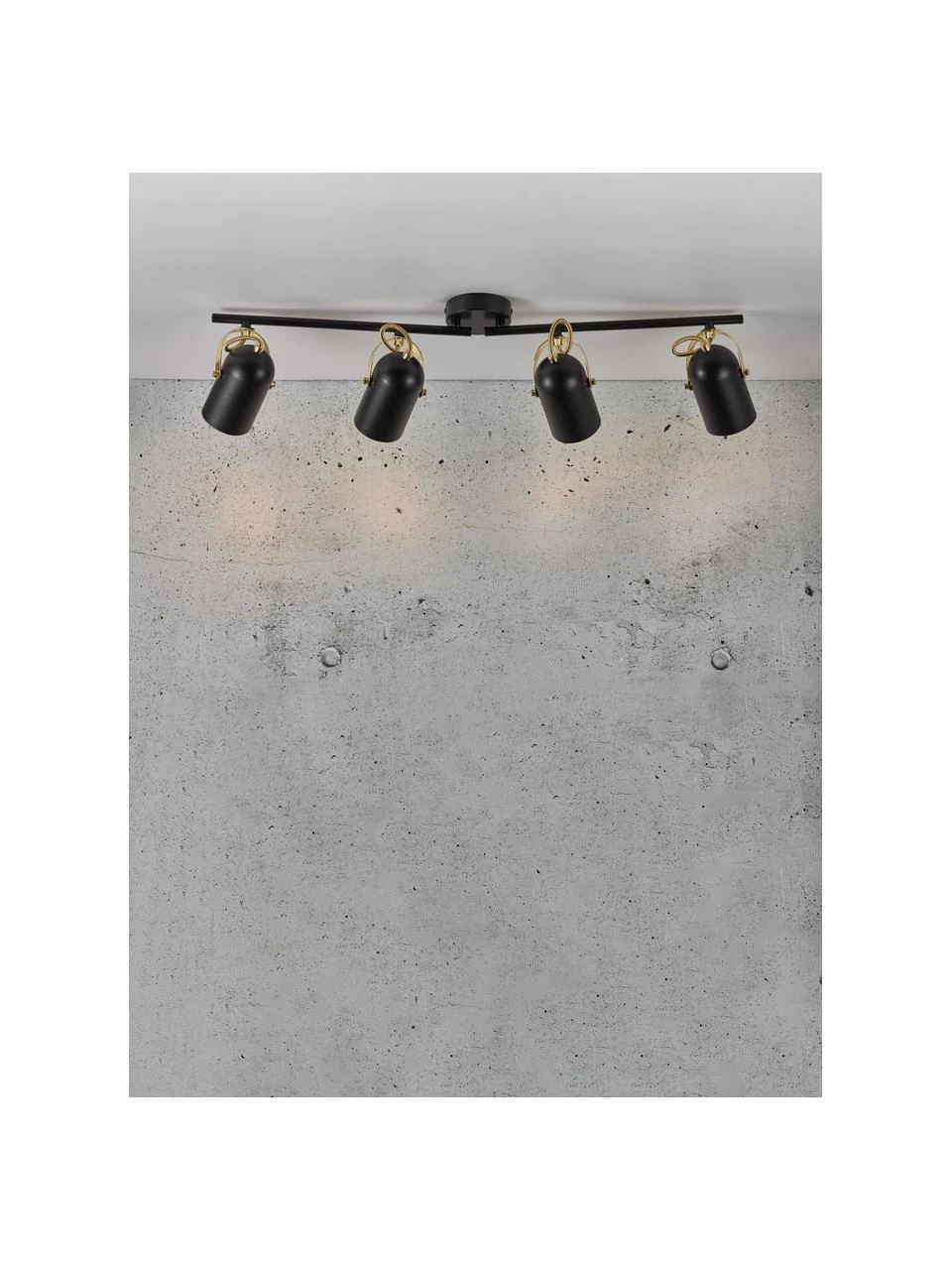 Nordlux Großer Retro-Deckenstrahler Lotus, B 78 x H 20 cm 6 Nordlux Großer Retro-Deckenstrahler Lotus, B 78 x H 20 cm – Bild 5