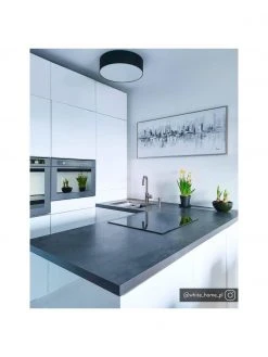 Handgefertigte Deckenleuchte Mika, Ø 30 x H 10 cm -Leuchten Verkaufsladen Handgefertigte Deckenleuchte Mika 11