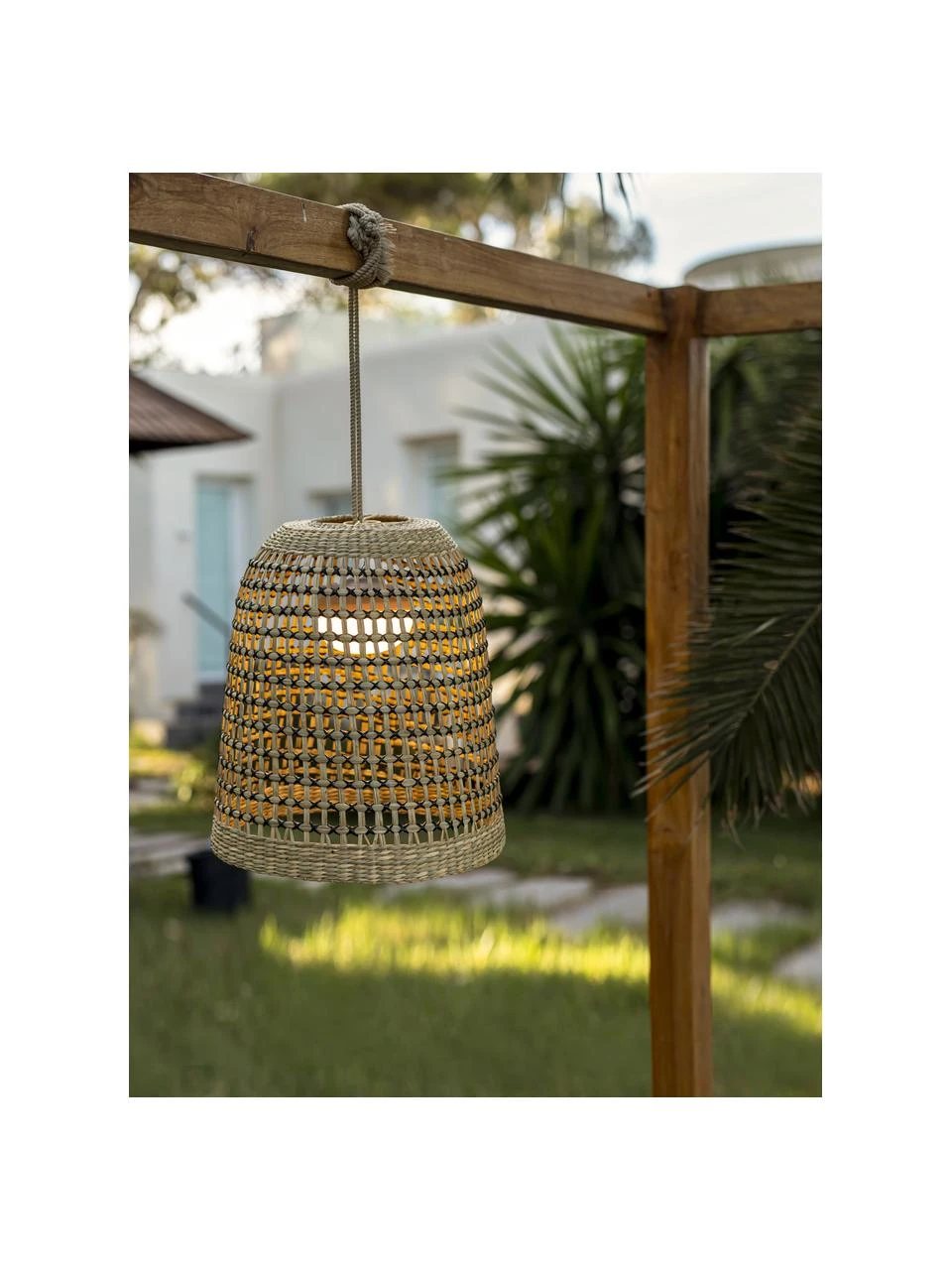 Handgefertigte Dimmbare LED-Hängelampe Positano, Ø 33 x H 35 cm 4 Handgefertigte Dimmbare LED-Hängelampe Positano, Ø 33 x H 35 cm – Bild 2