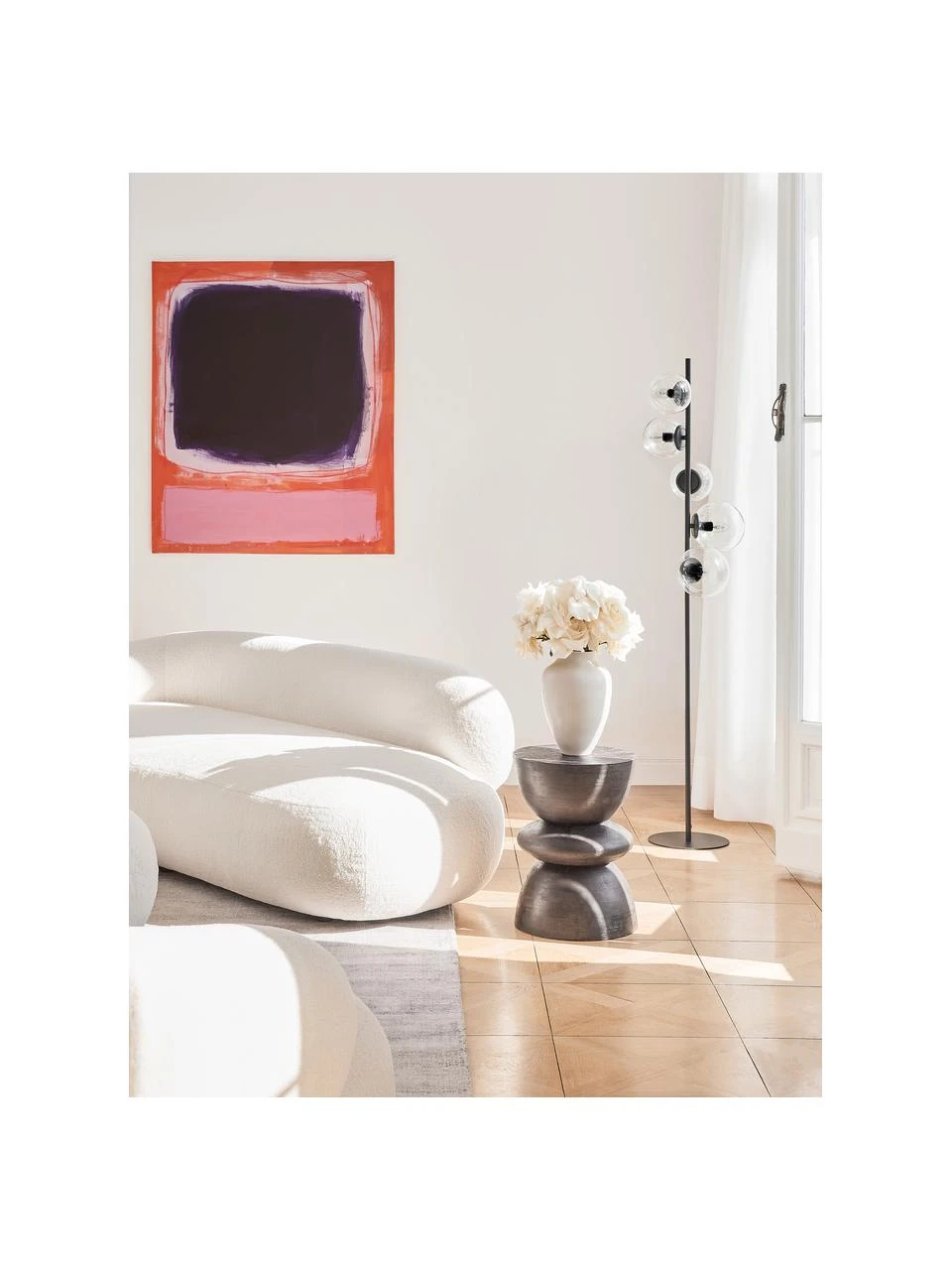 Westwing Collection Industrial-Stehlampe Casey aus Glas, Ø 40 x H 170 cm 4 Westwing Collection Industrial-Stehlampe Casey aus Glas, Ø 40 x H 170 cm – Bild 2