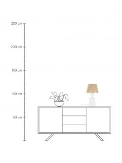 Westwing Collection Keramik-Tischlampe Alicia, Ø 26 x H 49 cm -Leuchten Verkaufsladen Keramik Tischlampe Alicia 9