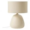 Westwing Collection Keramik-Tischlampe Eileen in Beige, Ø 26 cm x H 35 cm -Leuchten Verkaufsladen Keramik Tischlampe Eileen in Beige