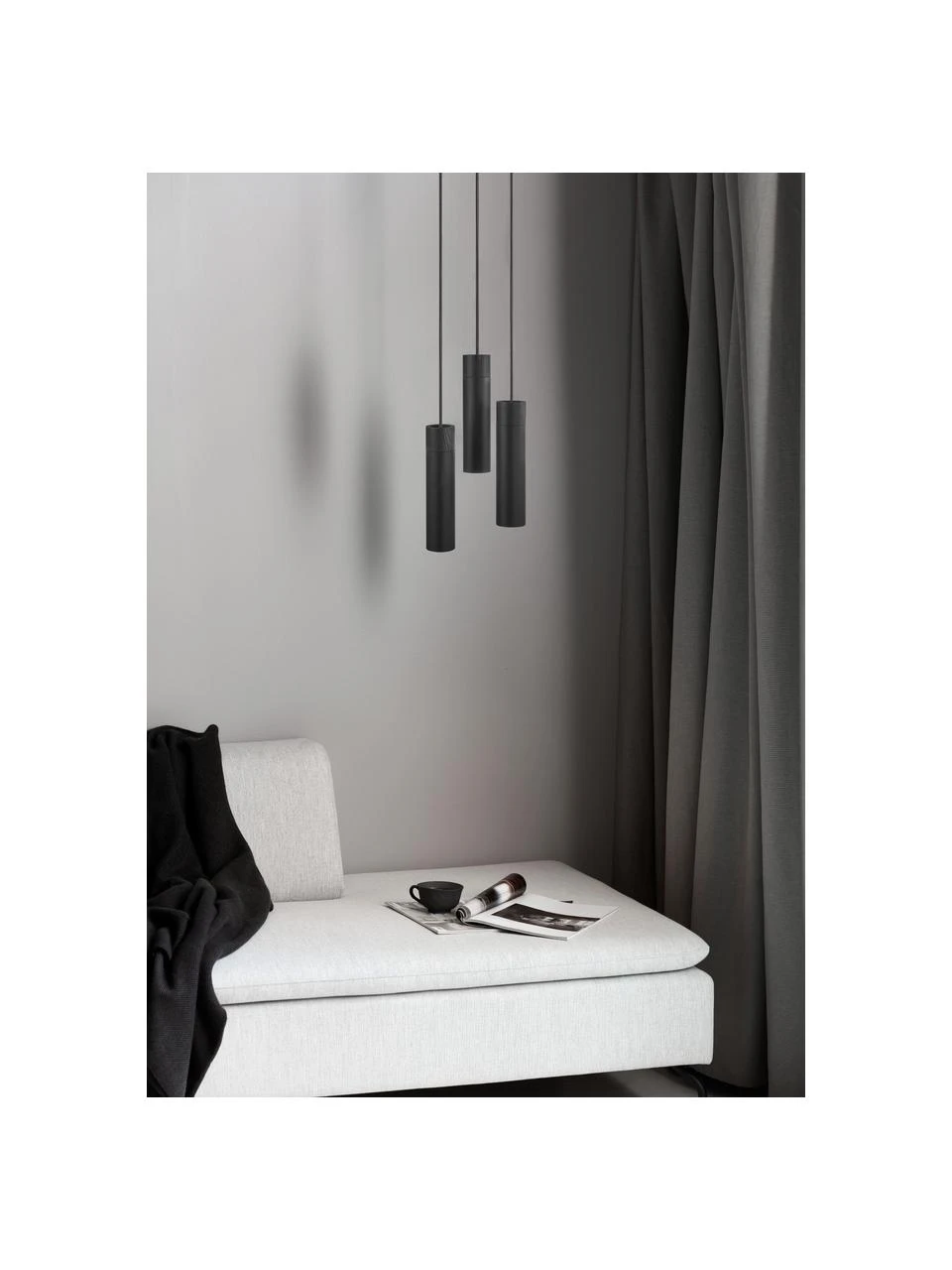 Nordlux Kleine Cluster-Pendelleuchte Tilo in Schwarz-Gold mit Holz-Dekor, Ø 22 x H 25 cm 4 Nordlux Kleine Cluster-Pendelleuchte Tilo in Schwarz-Gold mit Holz-Dekor, Ø 22 x H 25 cm – Bild 2