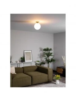 Westwing Collection Kleine Deckenleuchte Hitch aus Glas, Ø 25 x H 30 cm -Leuchten Verkaufsladen Kleine Deckenleuchte Hitch aus Glas 2