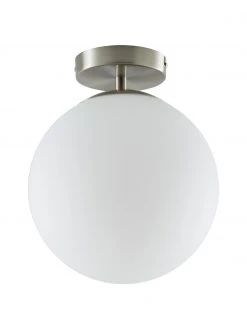 Westwing Collection Kleine Deckenleuchte Hitch aus Glas, Ø 25 x H 30 cm