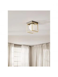 Kleine Deckenleuchte Juliet aus Glas, B 19 x H 20 cm -Leuchten Verkaufsladen Kleine Deckenleuchte Juliet aus Glas 4