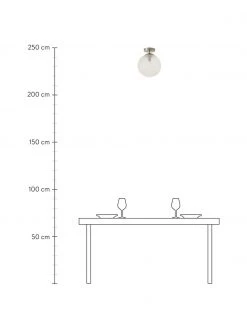 Westwing Collection Kleine Deckenleuchte Lorna aus Glas, Ø 25 x H 30 cm -Leuchten Verkaufsladen Kleine Deckenleuchte Lorna aus Glas 14