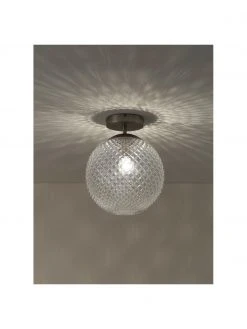 Westwing Collection Kleine Deckenleuchte Lorna aus Glas, Ø 25 x H 30 cm -Leuchten Verkaufsladen Kleine Deckenleuchte Lorna aus Glas 15