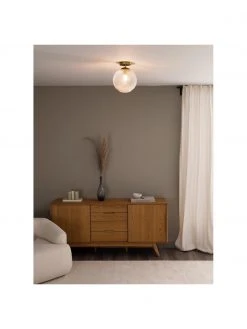 Westwing Collection Kleine Deckenleuchte Lorna aus Glas, Ø 25 x H 30 cm -Leuchten Verkaufsladen Kleine Deckenleuchte Lorna aus Glas 2