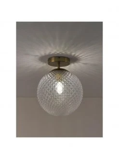 Westwing Collection Kleine Deckenleuchte Lorna aus Glas, Ø 25 x H 30 cm -Leuchten Verkaufsladen Kleine Deckenleuchte Lorna aus Glas 4