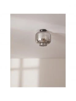 Kleine Deckenleuchte Vaso aus verspiegeltem Glas, Ø 25 x H 21 cm -Leuchten Verkaufsladen Kleine Deckenleuchte Vaso aus verspiegeltem Glas 2