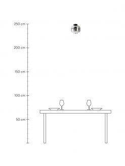 Kleine Deckenleuchte Vaso aus verspiegeltem Glas, Ø 25 x H 21 cm -Leuchten Verkaufsladen Kleine Deckenleuchte Vaso aus verspiegeltem Glas 3