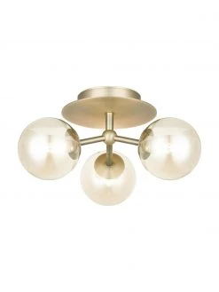 Halo Design Kleine Design Deckenleuchte Atom aus Glas, Ø 26 x H 16 cm