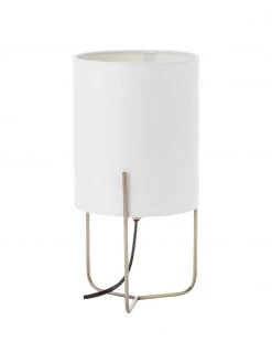 Andrea House Kleine Klassische Nachttischlampe Odin, Ø 15 x H 30 cm