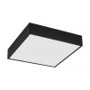 Searchlight Kleine LED Bad-Deckenleuchte Zeus in Schwarz, B 30 x H 6 cm