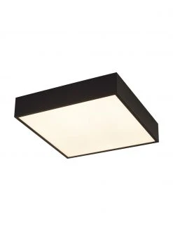 Searchlight Kleine LED Bad-Deckenleuchte Zeus in Schwarz, B 30 x H 6 cm -Leuchten Verkaufsladen Kleine LED Bad Deckenleuchte Zeus in Schwarz 2