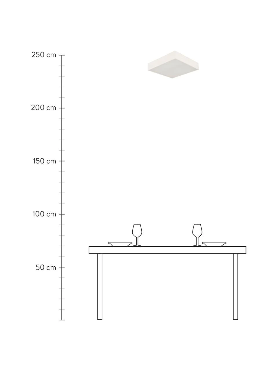Searchlight Kleine LED Bad-Deckenleuchte Zeus in Weiß, B 30 x H 6 cm 4 Searchlight Kleine LED Bad-Deckenleuchte Zeus in Weiß, B 30 x H 6 cm – Bild 2