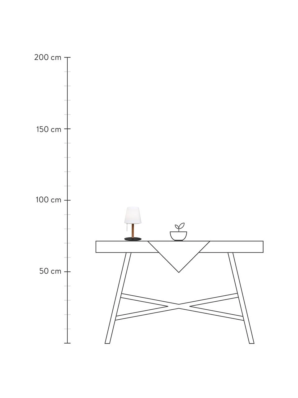 Halo Design Kleine Mobile Dimmbare Leuchte Northern mit Flammen-Effekt zum Stellen oder Stecken, Ø 17 x H 30 cm 5 Halo Design Kleine Mobile Dimmbare Leuchte Northern mit Flammen-Effekt zum Stellen oder Stecken, Ø 17 x H 30 cm – Bild 3