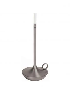 Graypants Kleine Mobile Dimmbare Tischlampe Wick mit Touchfunktion, Ø 12 x H 26 cm