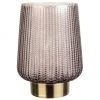 Pauleen Kleine Mobile LED-Tischlampe Fancy Glamour in Taupe mit Timerfunktion, Ø 19 x H 26 cm -Leuchten Verkaufsladen Kleine Mobile LED Tischlampe Fancy Glamour in Taupe mit Timerfunktion