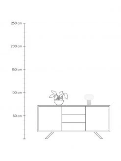 Westwing Collection Kleine Nachttischlampe Alma mit Betonfu&szlig;, Ø 23 x H 24 cm -Leuchten Verkaufsladen Kleine Nachttischlampe Alma mit Betonfuss 3