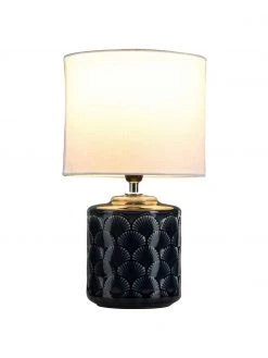 Pauleen Kleine Nachttischlampe Glowing Midnight aus Keramik, Ø 18 x H 32 cmNur noch wenige verfügbar -Leuchten Verkaufsladen Kleine Nachttischlampe Glowing Midnight aus Keramik 3