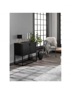 Kleine Nachttischlampe Phil in Schwarz-Gold, Ø 17 x H 31 cm -Leuchten Verkaufsladen Kleine Nachttischlampe Phil in Schwarz Gold 4