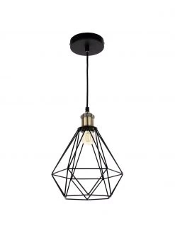 Westwing Collection Kleine Pendelleuchte Agnes im Industrial-Style, Ø 21 x H 22 cm -Leuchten Verkaufsladen Kleine Pendelleuchte Agnes im Industrial Style 3