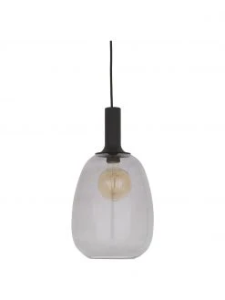 Nordlux Kleine Pendelleuchte Alton aus Glas, Ø 23 x H 43 cm