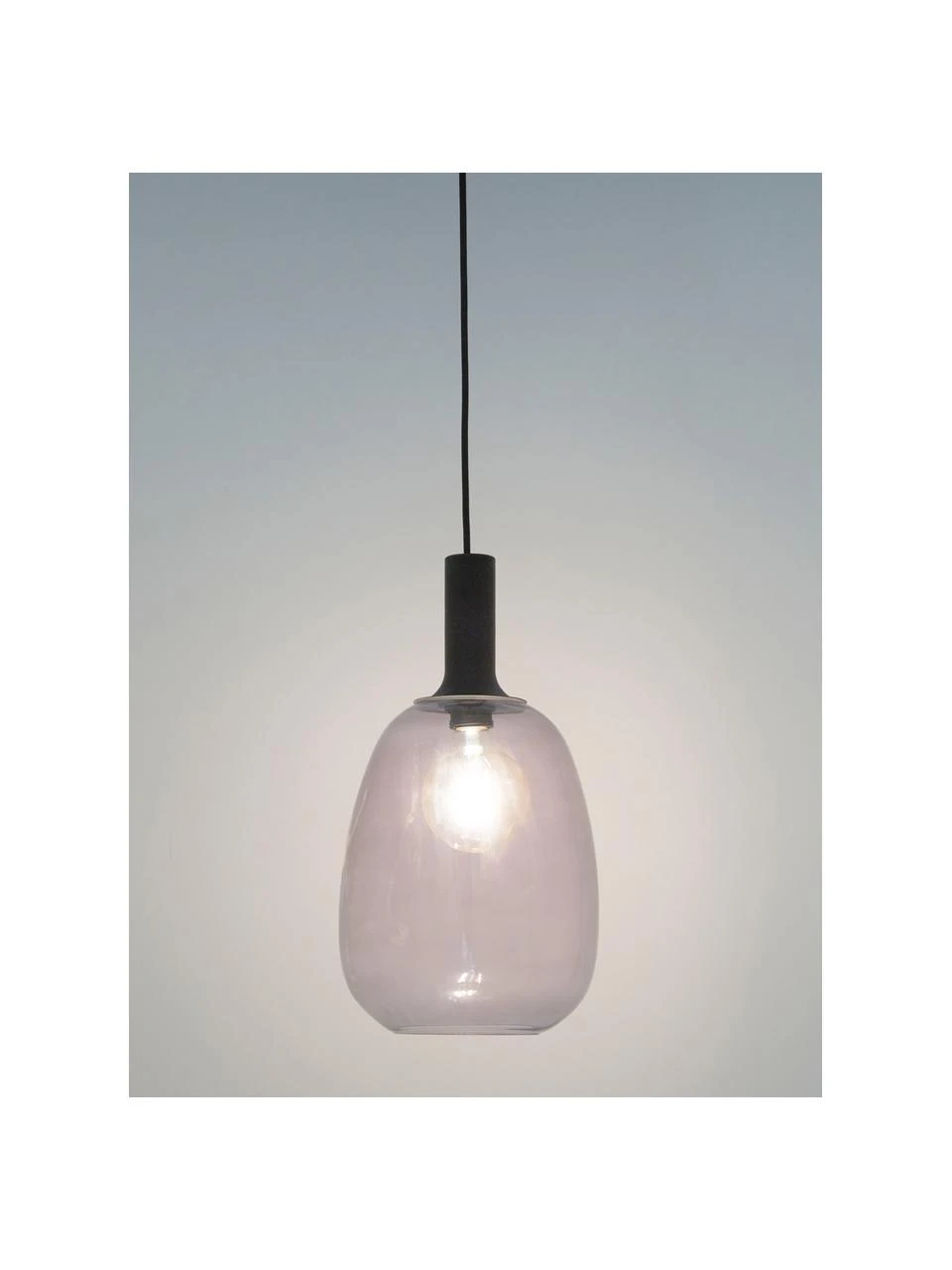 Nordlux Kleine Pendelleuchte Alton aus Glas, Ø 23 x H 43 cm 7 Nordlux Kleine Pendelleuchte Alton aus Glas, Ø 23 x H 43 cm – Bild 5