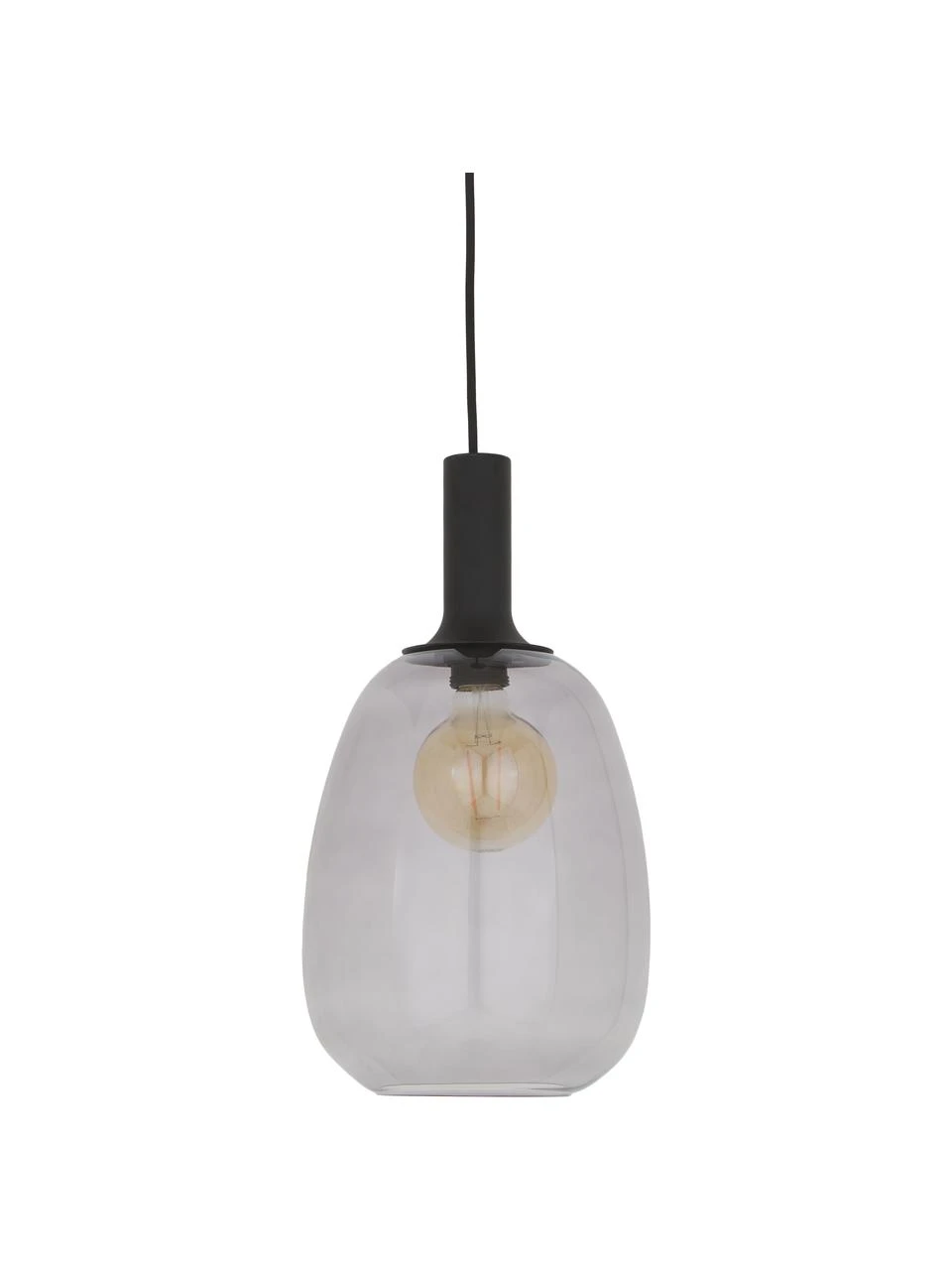 Nordlux Kleine Pendelleuchte Alton aus Glas, Ø 23 x H 43 cm 3 Nordlux Kleine Pendelleuchte Alton aus Glas, Ø 23 x H 43 cm