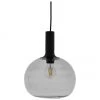 Nordlux Kleine Pendelleuchte Alton aus Rauchglas, Ø 25 x H 33 cm -Leuchten Verkaufsladen Kleine Pendelleuchte Alton aus Rauchglas