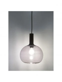 Nordlux Kleine Pendelleuchte Alton aus Rauchglas, Ø 25 x H 33 cm -Leuchten Verkaufsladen Kleine Pendelleuchte Alton aus Rauchglas 4