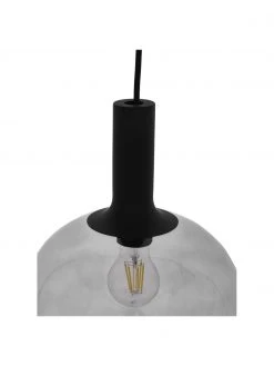 Nordlux Kleine Pendelleuchte Alton aus Rauchglas, Ø 25 x H 33 cm -Leuchten Verkaufsladen Kleine Pendelleuchte Alton aus Rauchglas 5