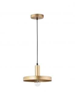 Kleine Pendelleuchte Garni in Goldfarben, Ø 25 x H 15 cm -Leuchten Verkaufsladen Kleine Pendelleuchte Garni in Goldfarben 3