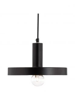 Kleine Pendelleuchte Garni in Schwarz, Ø 25 x H 15 cm -Leuchten Verkaufsladen Kleine Pendelleuchte Garni in Schwarz 5