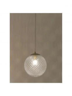 Westwing Collection Kleine Pendelleuchte Lorna aus Glas, Ø 25 cm -Leuchten Verkaufsladen Kleine Pendelleuchte Lorna aus Glas 10