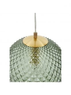 Westwing Collection Kleine Pendelleuchte Lorna aus Glas, Ø 25 cm -Leuchten Verkaufsladen Kleine Pendelleuchte Lorna aus Glas 5