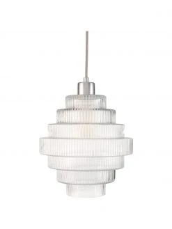 Pauleen Kleine Pendelleuchte Noble Brilliance, Ø 24 x H 25 cm