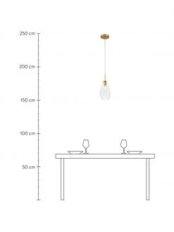 Kleine Pendelleuchte Prisma aus Glas, Ø 17 x H 40 cm 10 Kleine Pendelleuchte Prisma aus Glas, Ø 17 x H 40 cm -Leuchten Verkaufsladen Kleine Pendelleuchte Prisma aus Glas 2