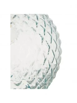 Westwing Collection Kleine Pendelleuchte Rania aus hellblauem Glas, Ø 25 x H 21 cm -Leuchten Verkaufsladen Kleine Pendelleuchte Rania aus hellblauem Glas 4