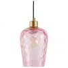 Westwing Collection Kleine Pendelleuchte Rania in Rosa, Ø 14 x H 20 cm