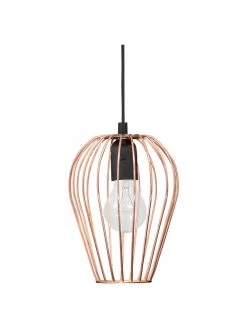 Kleine Pendelleuchte Sage in Kupfer, Ø 17 x H 21 cm