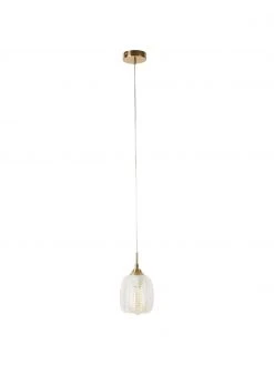 Kleine Pendelleuchte Vario aus satiniertem Glas, Ø 14 x 24 cm -Leuchten Verkaufsladen Kleine Pendelleuchte Vario aus satiniertem Glas 4