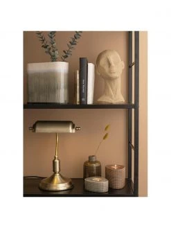 Kleine Retro-Schreibtischlampe Bank aus Metall, B 22 x H 34 cm -Leuchten Verkaufsladen Kleine Retro Schreibtischlampe Bank aus Metall 12