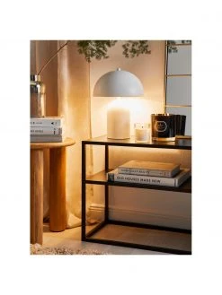 Westwing Collection Kleine Retro-Tischlampe Walter in Weiß, Ø 25 x H 33 cm 12 Westwing Collection Kleine Retro-Tischlampe Walter in Weiß, Ø 25 x H 33 cm -Leuchten Verkaufsladen Kleine Retro Tischlampe Walter in Weiss 4