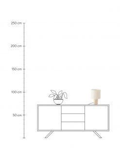 Kleine Skandi-Tischlampe Pia aus Holz und Leinen, Ø 20 x H 30 cm -Leuchten Verkaufsladen Kleine Skandi Tischlampe Pia aus Holz und Leinen 2