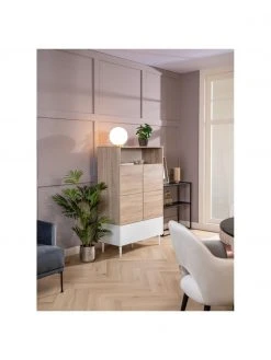 Westwing Collection Kleine Tischlampe Beth aus Opalglas, Ø 25 x H 26 cm -Leuchten Verkaufsladen Kleine Tischlampe Beth aus Opalglas 2